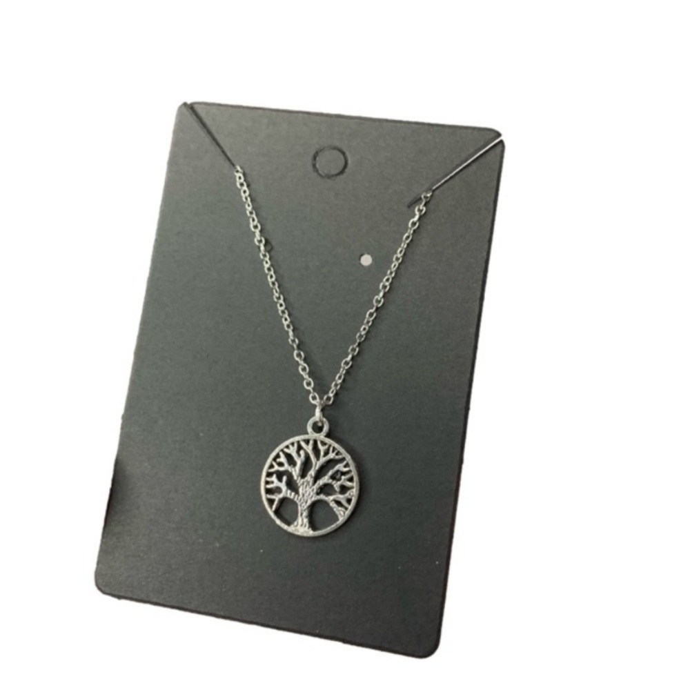 Tree silver necklace